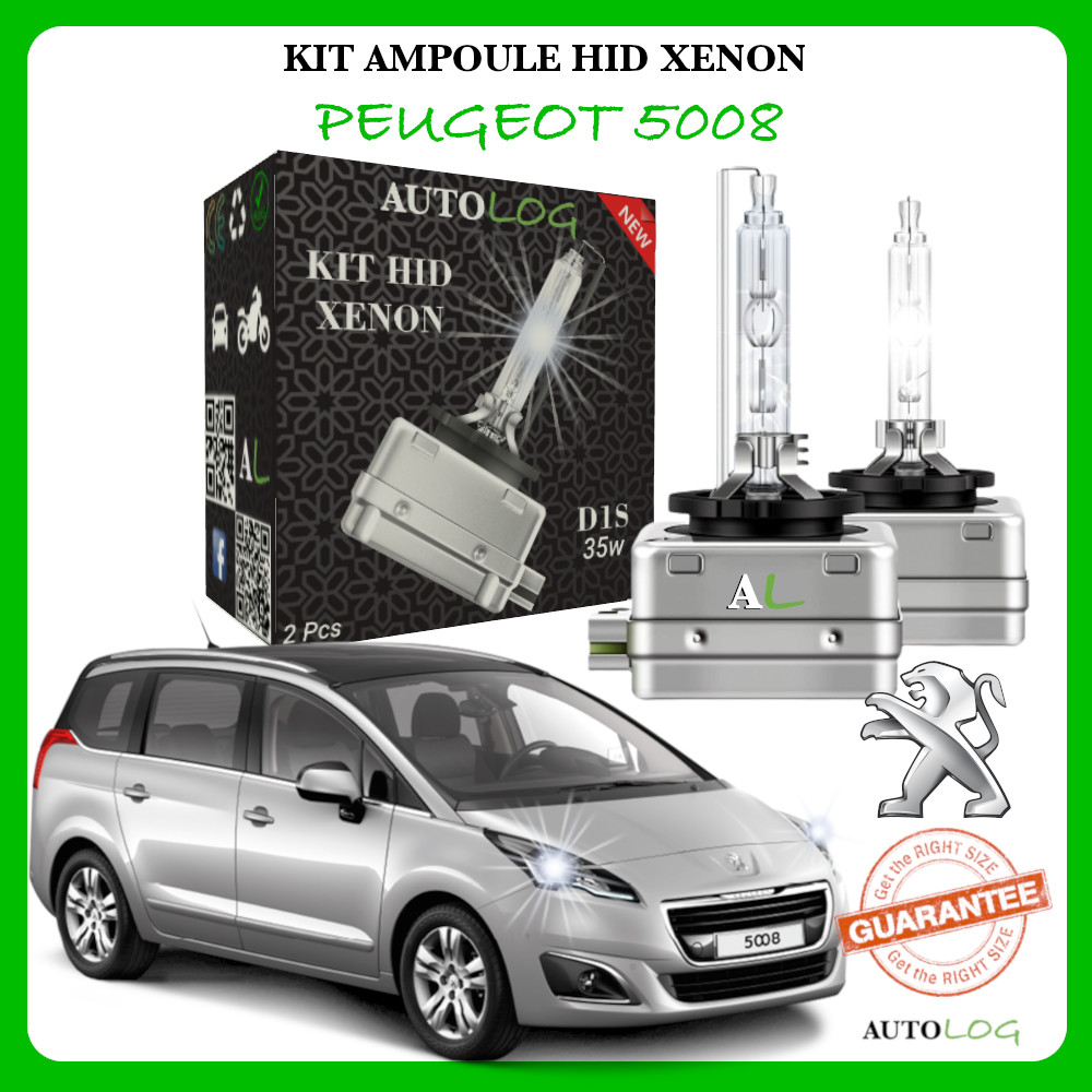 Ampoule Xénon HID pour Peugeot 5008 : Finis les Phares Jaunes et Faibles