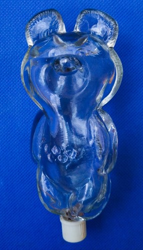 Bottle Misha Bear Mascot XXII Olympic Games Figurine Vintage Vial USSR 1980