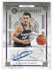 2019-20 CHRONICLES EXCALIBUR JUSTIN JAMES APPRENTICE AUTO GOLD #AP-JJA 05/10