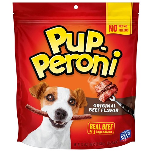 3 Pack Pup-Peroni Original Beef Flavor Dog Treats, 22.5oz Bag - Picture 2 of 8