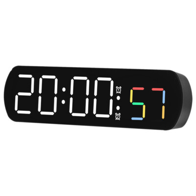  Multifunctional Clock Jump Seconds LED Digital Alarm Large Time