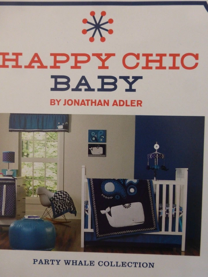 Cenefa ballena fiesta bebé feliz 60" x 17" nueva en paquete Foto 3 de 4