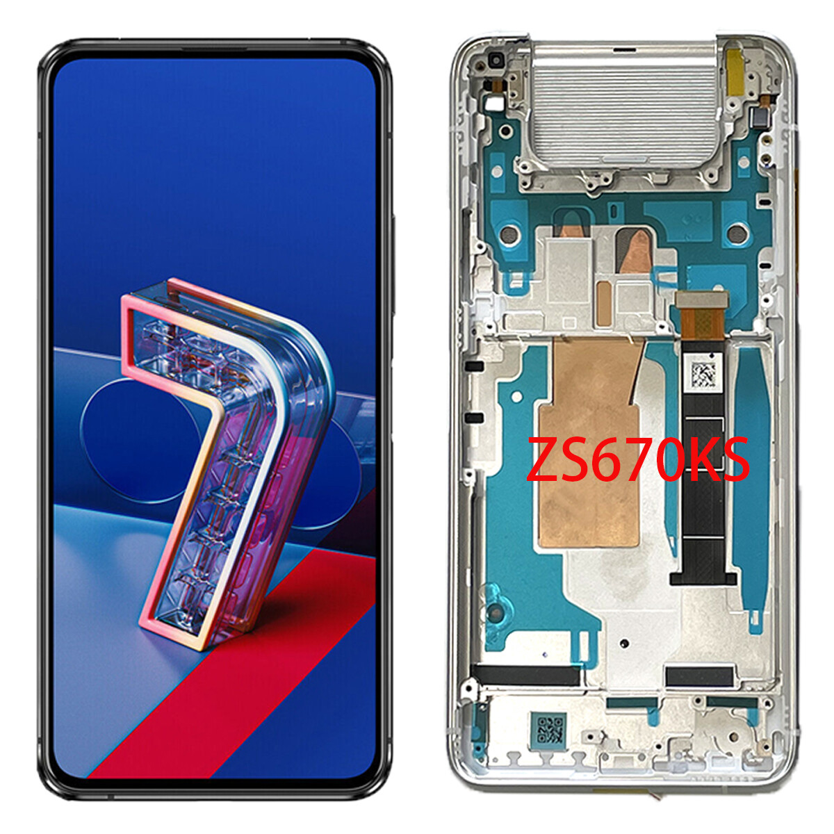 Original For Asus Zenfone 7 Pro ZS671KS LCD Display Touch Screen
