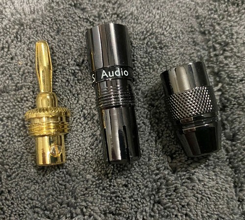 Altavoz GLS Audio Labs entrelazado 18 AWG conecta extremos banana dorados (juego de 1 L/R) - Imagen 4 de 5