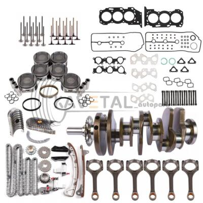 #ad 1GRFE 4.0L Engine Rebuild Overhaul Kit Crankshaft Rods Timing for 03 15 Toyota $83.66