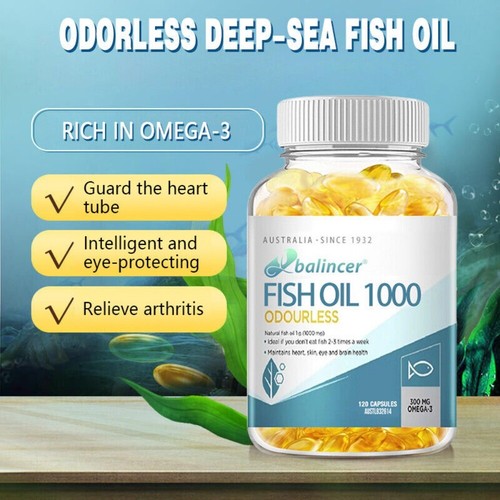 Omega 3 olio di pesce 2000 mg 360 mg EPA & 240 mg DHA dose giornaliera da 30 a 120 capsule - Foto 5 di 11