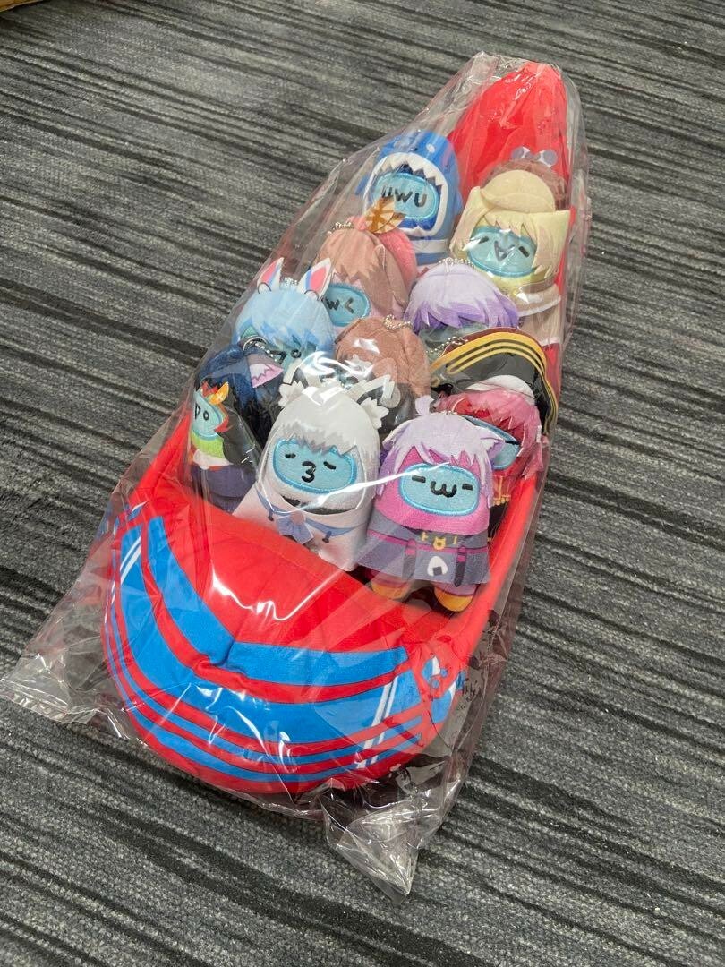 Among Us x hololive holo crew plush doll set Gura Amelia Pekora