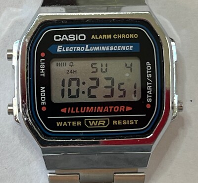 Casio A168 Casio Illuminator Set Alarm Casio A168 Casio Alarm