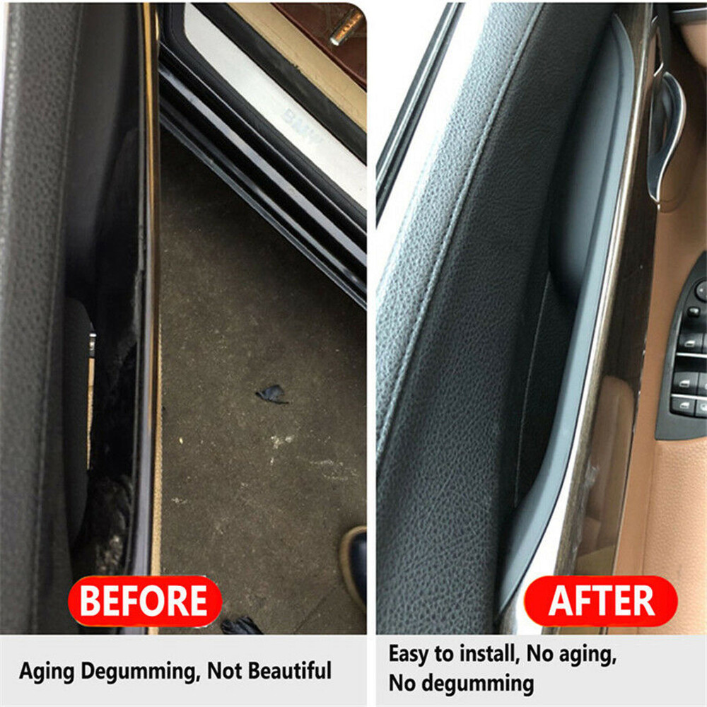 For BMW F01 F02 7 Series 08-15 Interior Inner Door Handle Pull Trim Cover Black