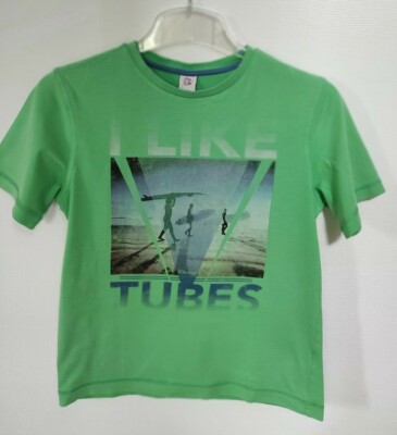 Marken T-Shirt kurzarm für Jungen Gr. 152 M S.Oliver hellgrün modern