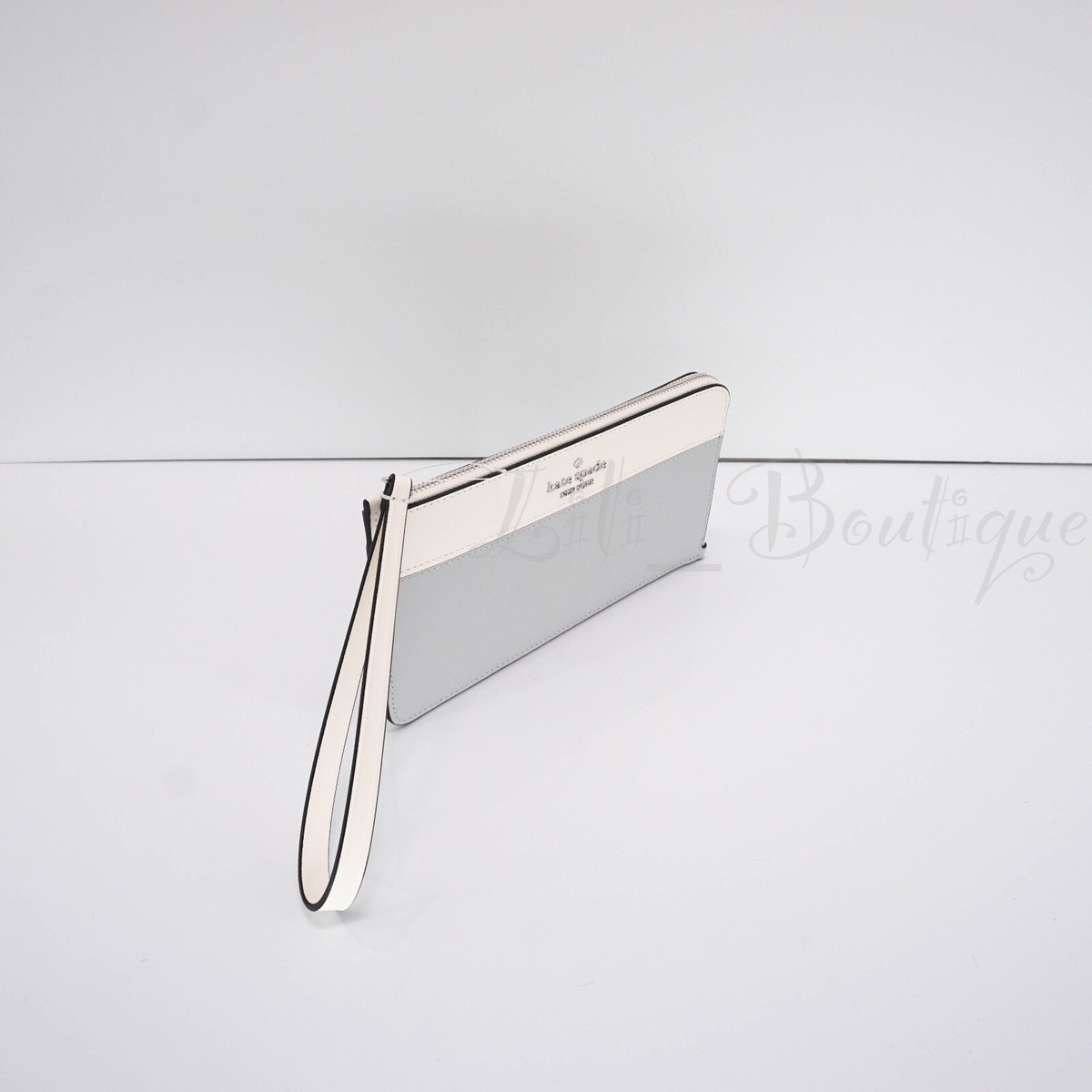 NWT Kate Spade KD545 Lucy Medium L-Zip Wristlet Saffiano