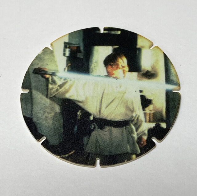 RARE 1996 Star Wars - Walkers Crisps Tazo - #4 Luke Skywalker
