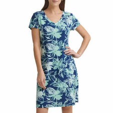 Marc New York Ladies’ V Neck Short Sleeve Dress Breathable  - E11