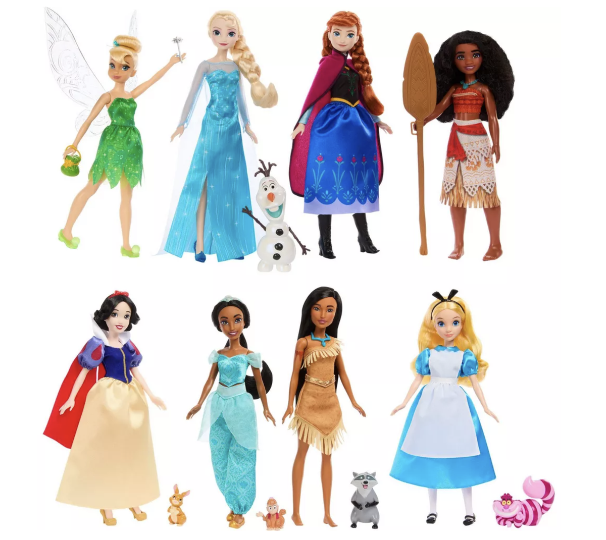 Disney Princess 100 Years of Wonder 8inc Fashion Doll Set New with