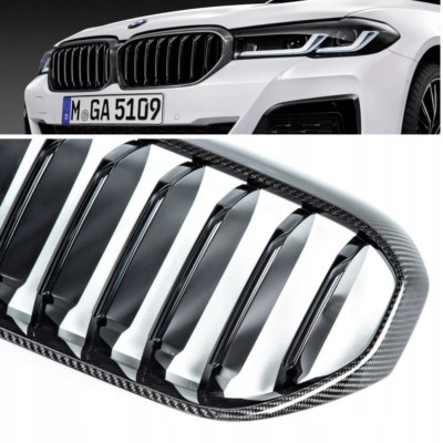 ORIGINAL BMW M PERFORMANCE CARBON FRONTGRILL FÜR 5ER G30 G31 - 51712469541