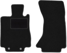 Schwarze Fu&szlig;matten vorne f&uuml;r: Mercedes S W220 4Matic lang (1998-2005)