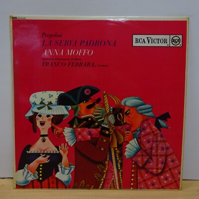 RB 6535 PERGOLESI La Serva Padrona ROME PHILHARMONIC FERRARA RCA MONO LP EX+