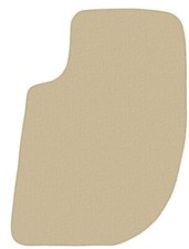 Velour Beige Fußmatten, FAHRER Teppich für Volvo 940, 960 14xRand