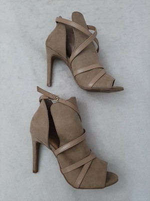 high heels khaki