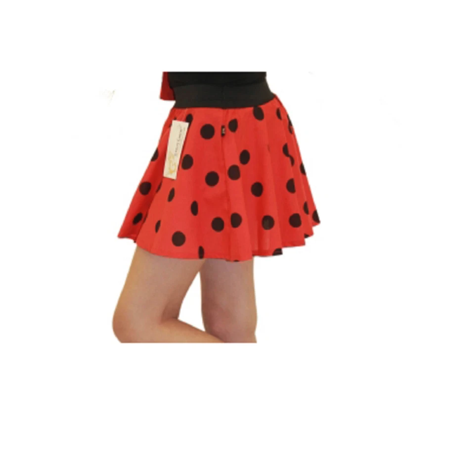 Niñas Edad 5-10 Años 50 y 60 Estilo Lunares Grasa Vestido Elegante Falda Rosa Foto 4 de 4