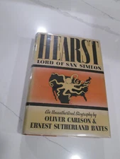 Carlson HEARST LORD OF SAN SIMEON 1936 in jacket