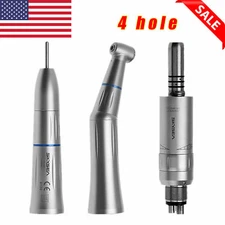 Dental Slow Speed Contra angle M4 Air Motor Handpiece Internal Water 4 Hole OEM