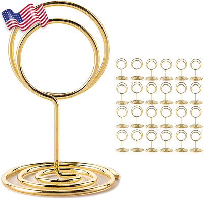 Table Number Holders Place Card Holders Wire Picture Holders 26Pcs FREE SHIPPING