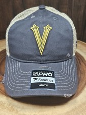 Vegas Golden Knighrs Youth Fanatics Authentic Pro SnapBack Adjustable Hat Cap