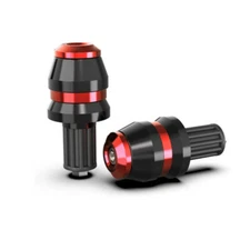 7/8" Motorcycle Handlebar Grips Bar End Slider Cap Plug CNC Aluminum Universal