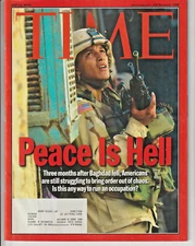 TIME Magazine July 14 2003 Peace is Hell Arnold Schwarzenegger Katherine Hepburn