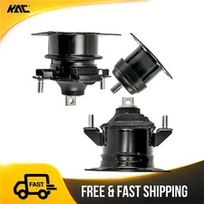 3PCS Hydraulic Front Right & Rear Engine Mounts New For Acura TL 08-04 V6 3.2L