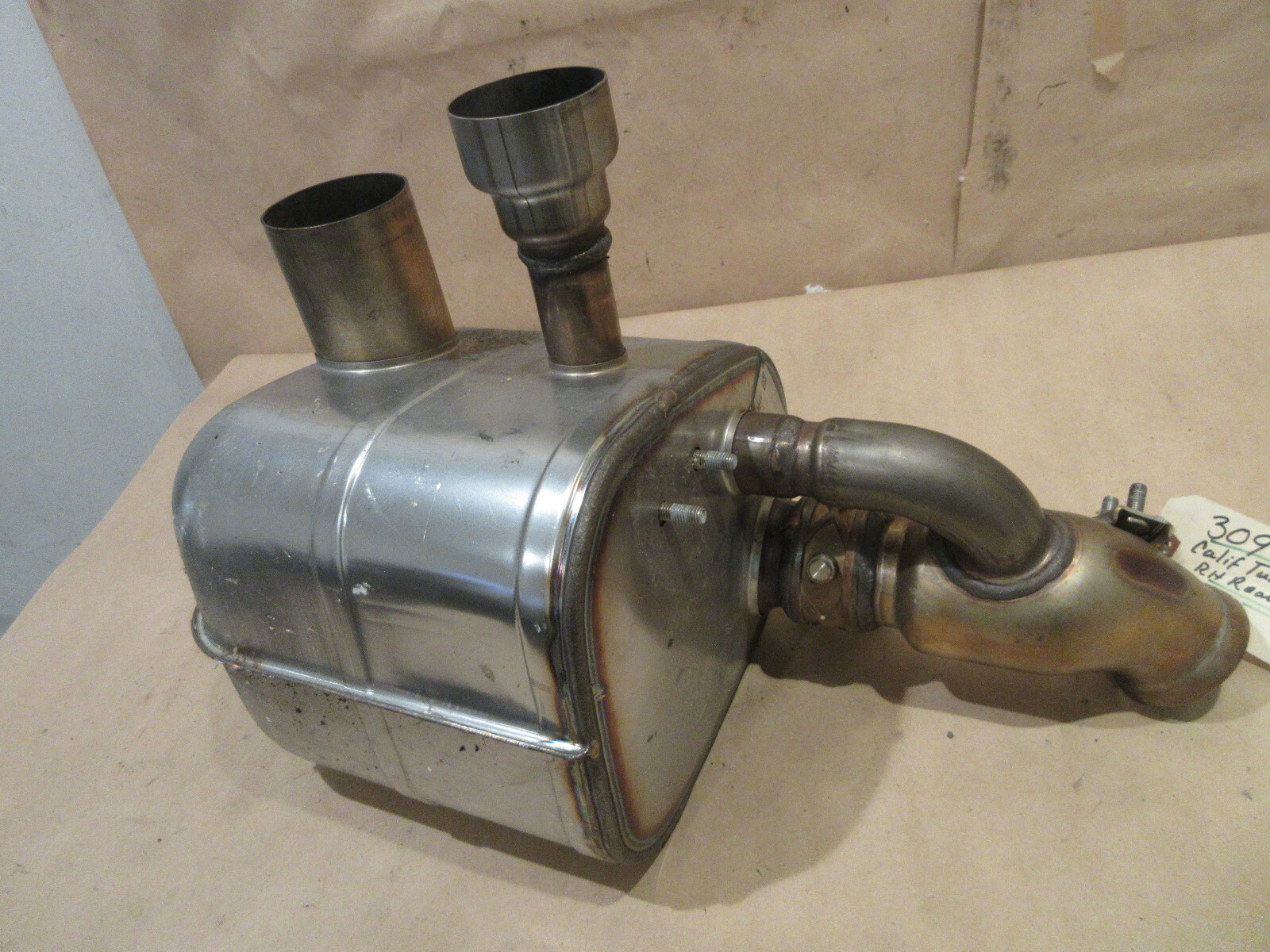 Ferrari California Turbo - RH Rear Muffler   P/N 309364