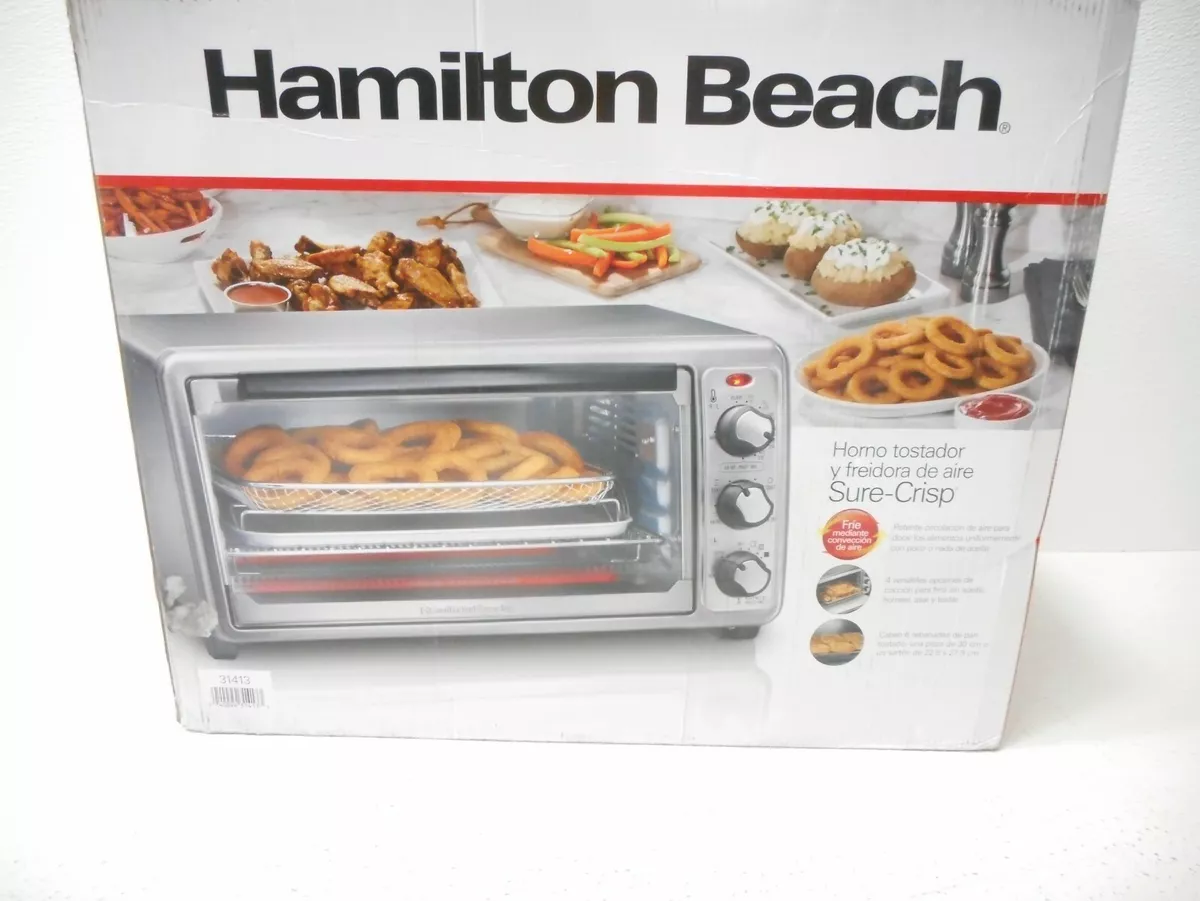 Hamilton Beach Sure-Crisp Air Fry Toaster Oven, 6 Slice