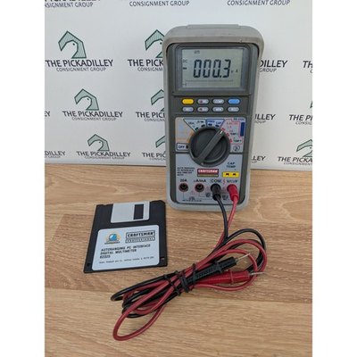 #ad Craftsman Professional 82325 Digital Multimeter Auto Ranging PC Interface 20A $45.95