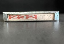 19641969 Rambler American 232 Six Engine Emblem 4.25 Amc Part 3509152 19641969 Rambler American 232 Six Engine Emblem 4.25 Amc Part 3509152
