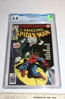CGC 5.0 White Pages Amazing Spider-man 194 1979 Key Book 1st APP Black Cat Key