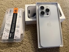 Apple iPhone 15 Pro - 128 GB - White Titanium (Unlocked) for sale