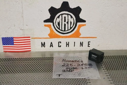 Numatics 225-285B 24VDC 6.3W Solenoid Valve Coil Used With Warranty