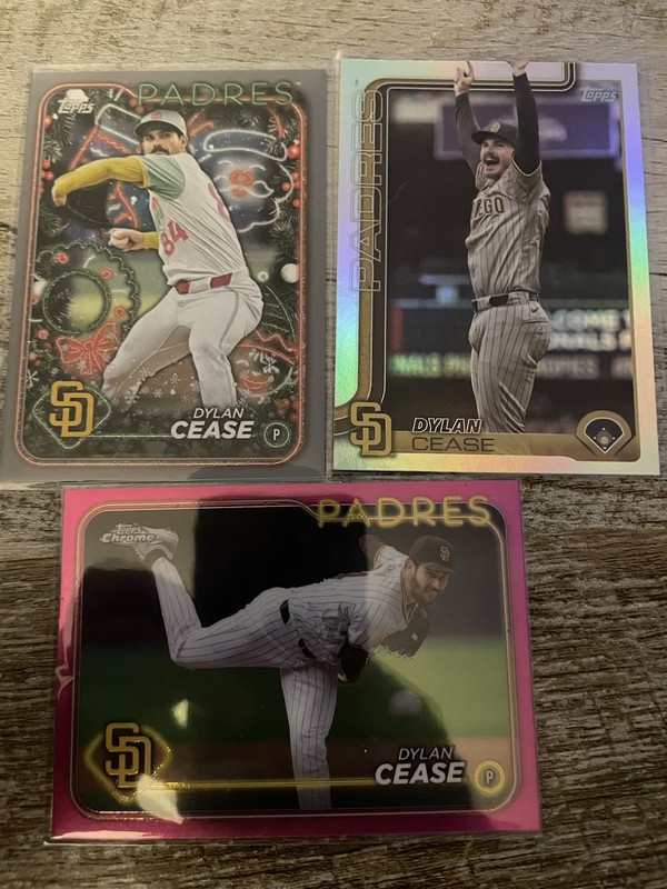 Dylan cease  3 Card Parallels