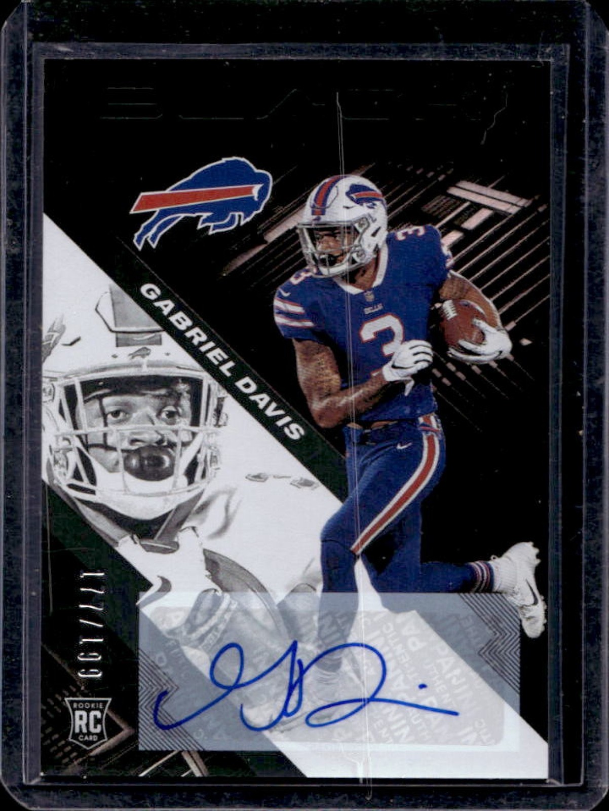 Gabriel Davis Panini Black #139 Autograph