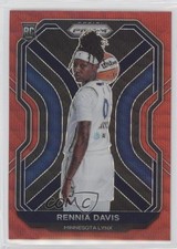 2021 Panini Prizm WNBA Ruby Wave Prizm Rennia Davis #97 0o6v