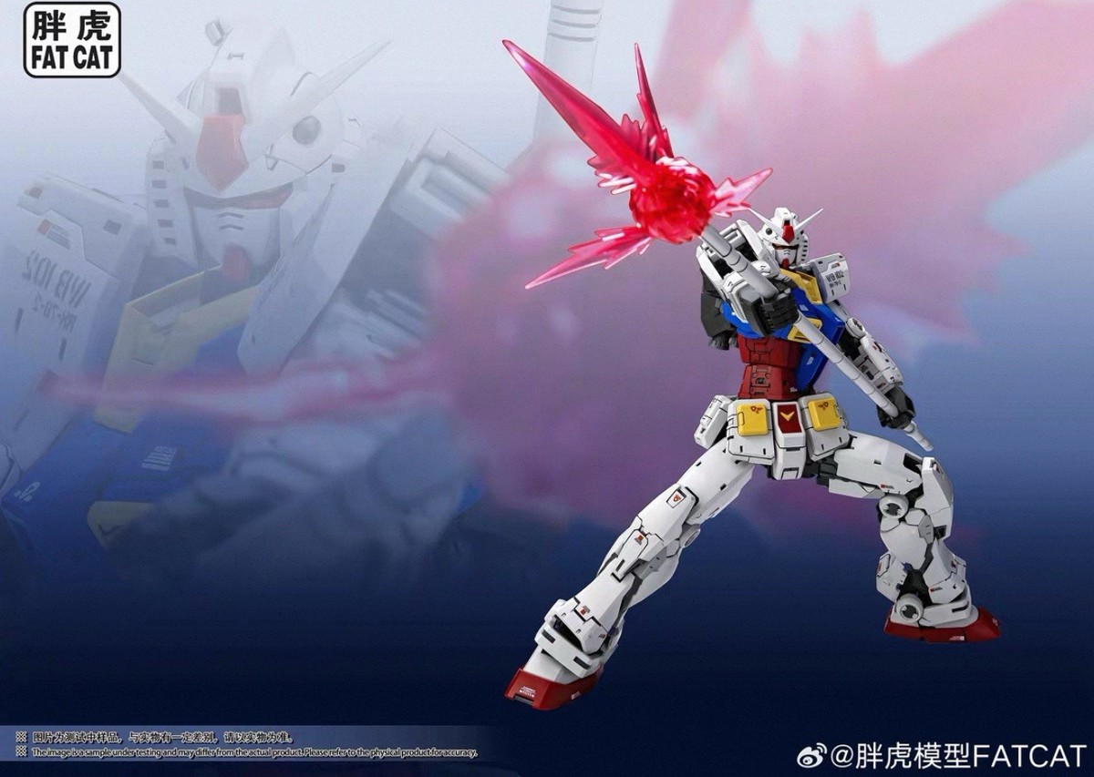 RG拡大版 1/100 RX-78-2 ガンダム FAT CAT 塗装済完成品② UPDATE Fat