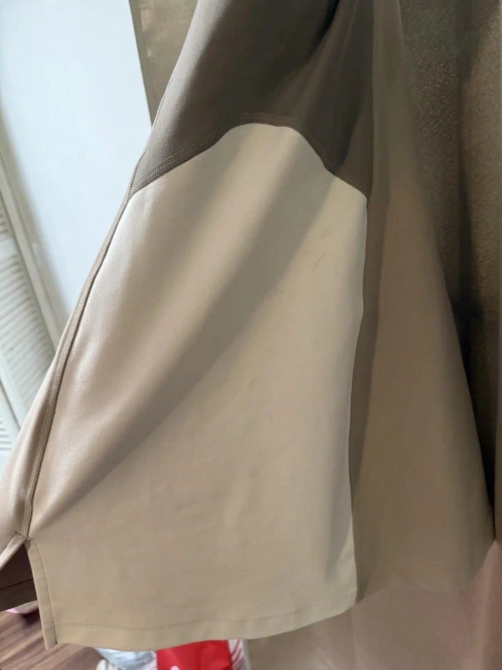 Женское бежевое и белое платье для пиклбола или тенниса YPB со встроенными шортами S - Изображение 2 из 4