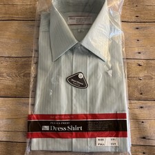 VTG Sears Men s Store Shirt Perma Prest Medium 15.5 Neck Work Rockabilly 80s