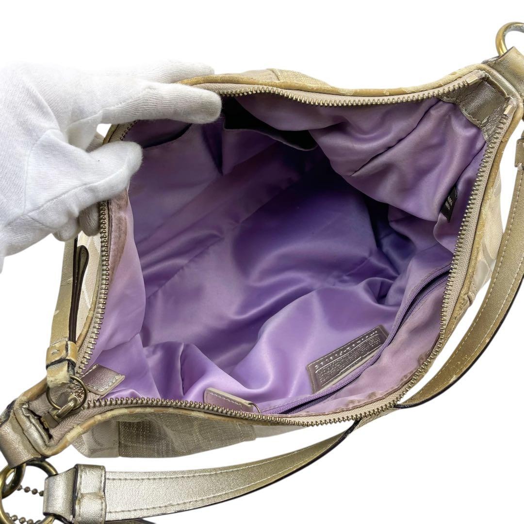 COACH Shoulder Patchwork Accessory Pouch 19195 Wo… - image 9