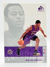 2000-01 SP Game Floor #64 Morris Peterson RC 31/300 Toronto Raptors