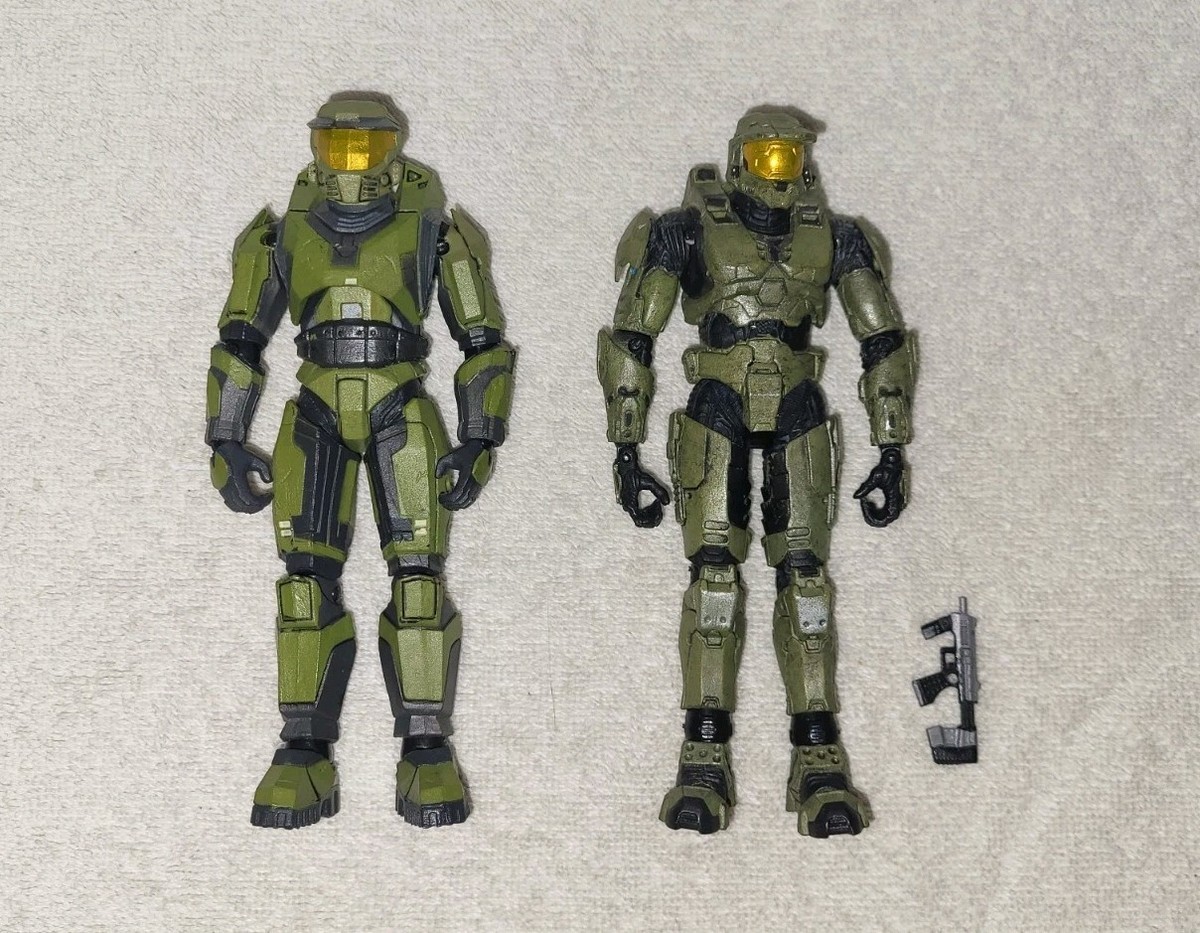 Halo Master Chief Evolution Figure Set McFarlane 10th Anniversary