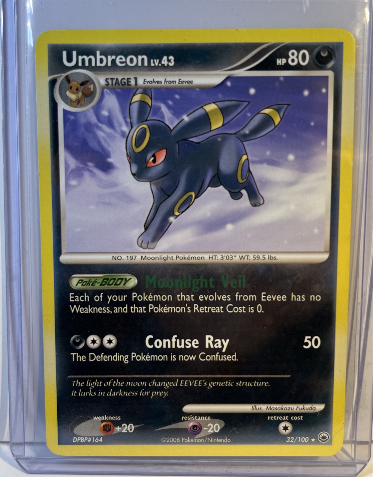 Umbreon 32/100 Majestic Dawn Regular