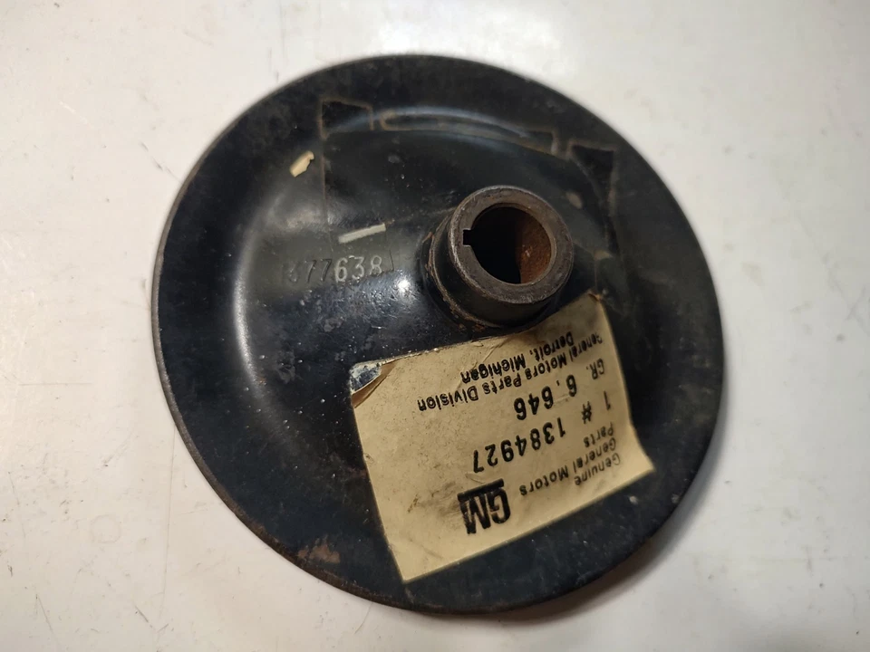 1967-1970 NOS Buick Skylark GS GSX All Models V8 Power Steering Pump Pulley - Image 4 of 4