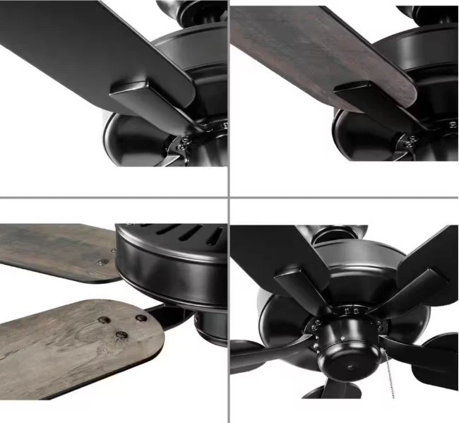 Progress Lighting AirPro Builder Fan 52 in. Matte Black Ceiling Fan w/Remote - Image 3 of 4